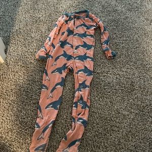 Kickee Pants pink orca onesie